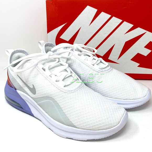 Nike Air Max Motion 2 White Women’s Sneakers - Picture 3 of 12